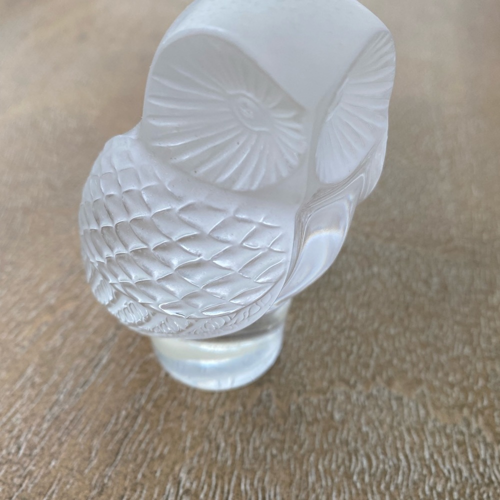 Lalique OWL Signed and out of production.